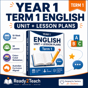 Year 1 English Term 1 Unit & Lesson Plans